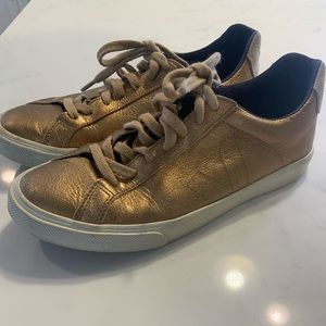 Veja metallic bronze sneakers